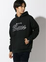 ANDSUNS (M)BROOKLYN SUNS PULLOVER アンドサンズ カットソー パーカー ブラック グリーン【送料無料】