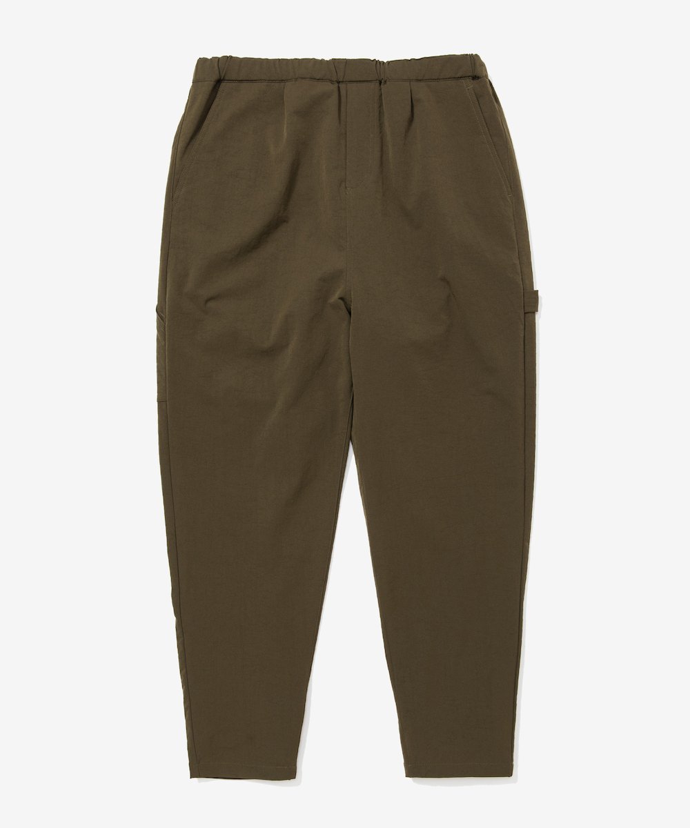 rehacer rehacre:Wide Tapered Strech Painter PT レアセル パンツ その他のパンツ グレー ブラック カーキグリーン ネイビー