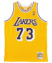 Mitchell & Ness デニス・ロッドマン レイカーズ ホーム スイングマンジャージ 1998-99 LOS ANGELES LAKERS SW-Jersey - Dennis Rod ルーキーユーエスエー トップス その他のトップス ゴールド【送料無料】