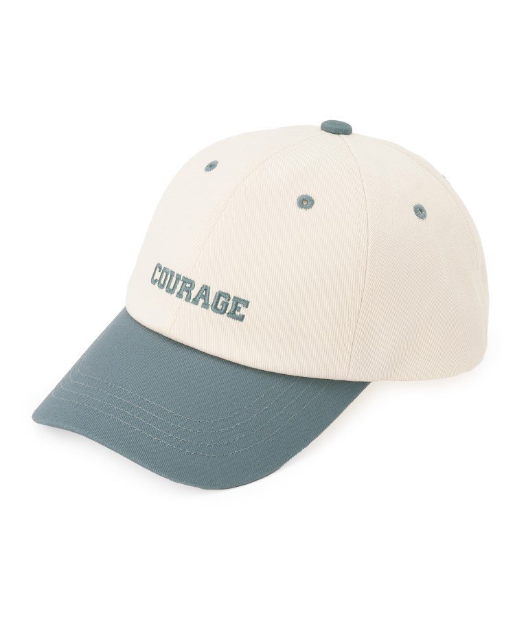 【SALE／50%OFF】PINK-latte ロゴ刺繍CAP ピンク ラテ 帽子 キャップ ブルーのサムネイル