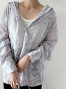 【SALE/30%OFF】Doux Belle 花柄シアーシャツ ドゥー・ベル トップス その他のトップス グレー ホワイト