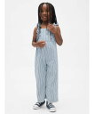 【SALE/73%OFF】GAP (K)デニム ストライプ ラッフルフリル ジャンプスーツ (幼児・ベビー) ギャップ オールインワン・オーバーオール オーバーオール・サロペット ブルー
