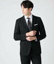 NEWYORKER MEN 【ストレッチ・防シワ】FLEX COMFORT ギャバストレッチ スーツ ニューヨーカー スーツ・フォーマル セットアップスーツ ブ...