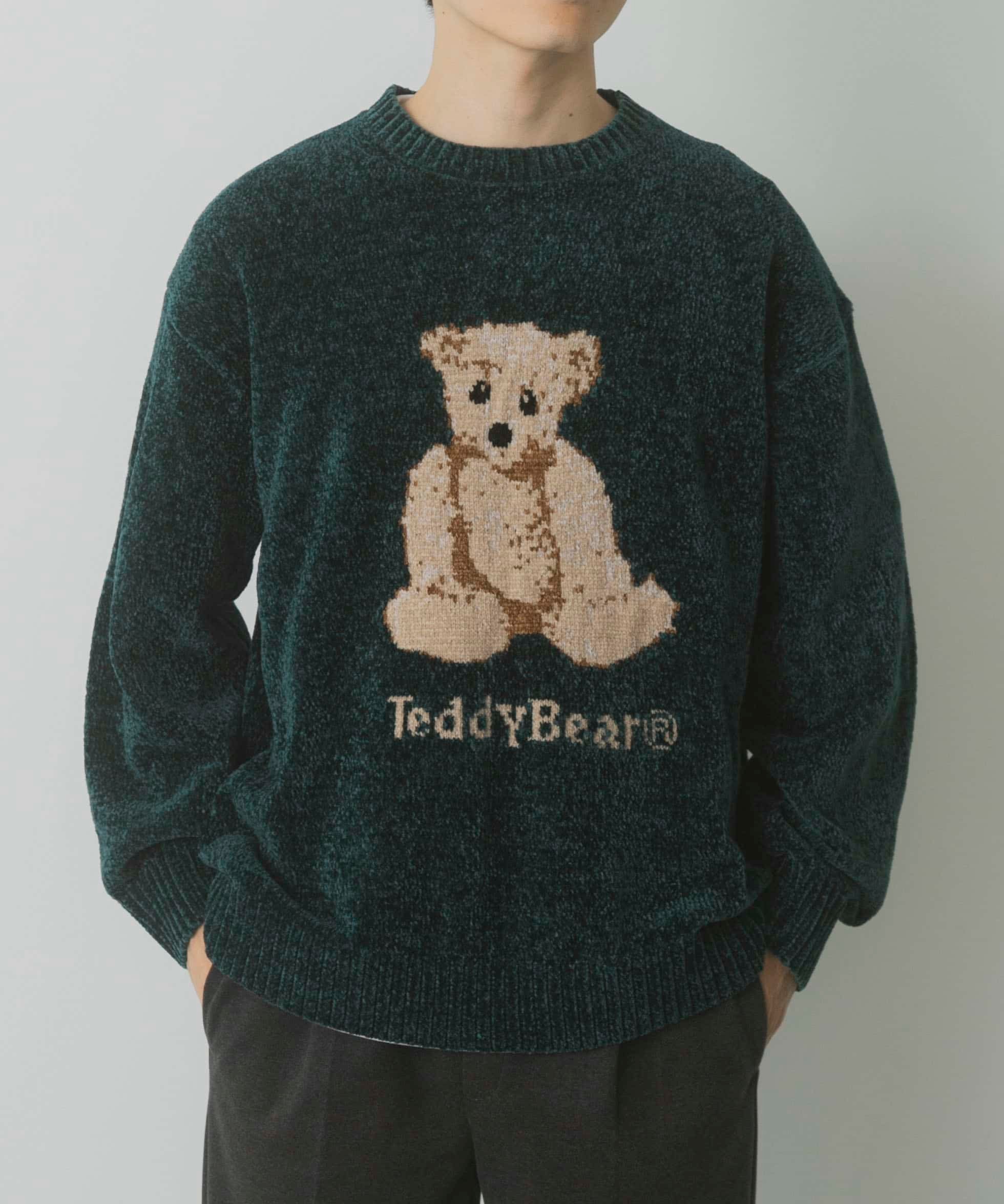 URBAN RESEARCH ITEMS Teddy Bear モールクルーネックニット アーバンリサーチアイテムズ トップス ニ..