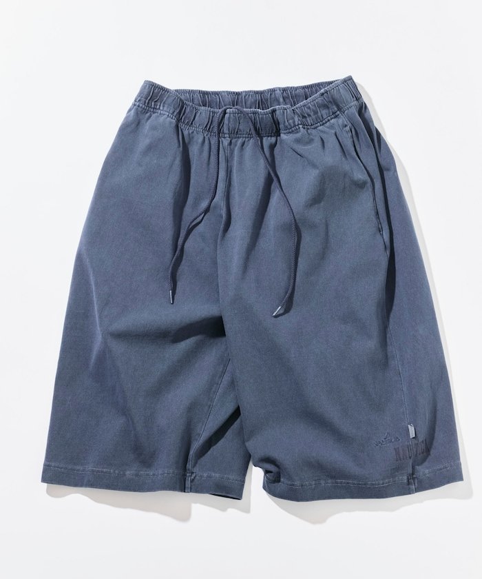 NAUTICA HIDDEN LOGO リラックスフィット ピグメント イージーショーツ フリークスストア パンツ ジャージ・スウェットパンツ ブラウン ネイビー グレー