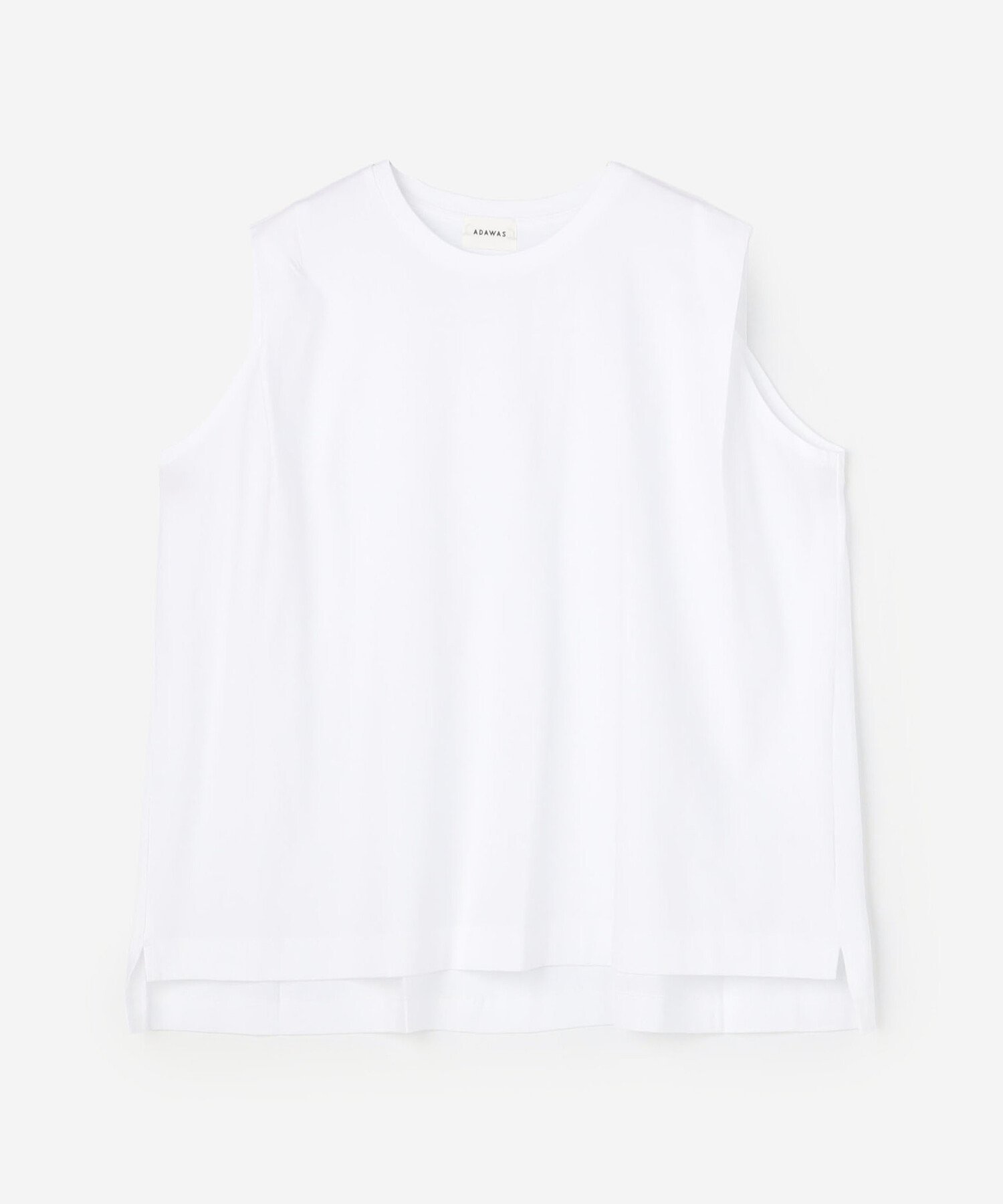 Bshop ADAWAS ｜＜別注＞コットンジャージー フレアタンクトップ WOMEN ビショップ トップス カットソー・Tシャツ ホワイト ネイビー ブラウン ブラック