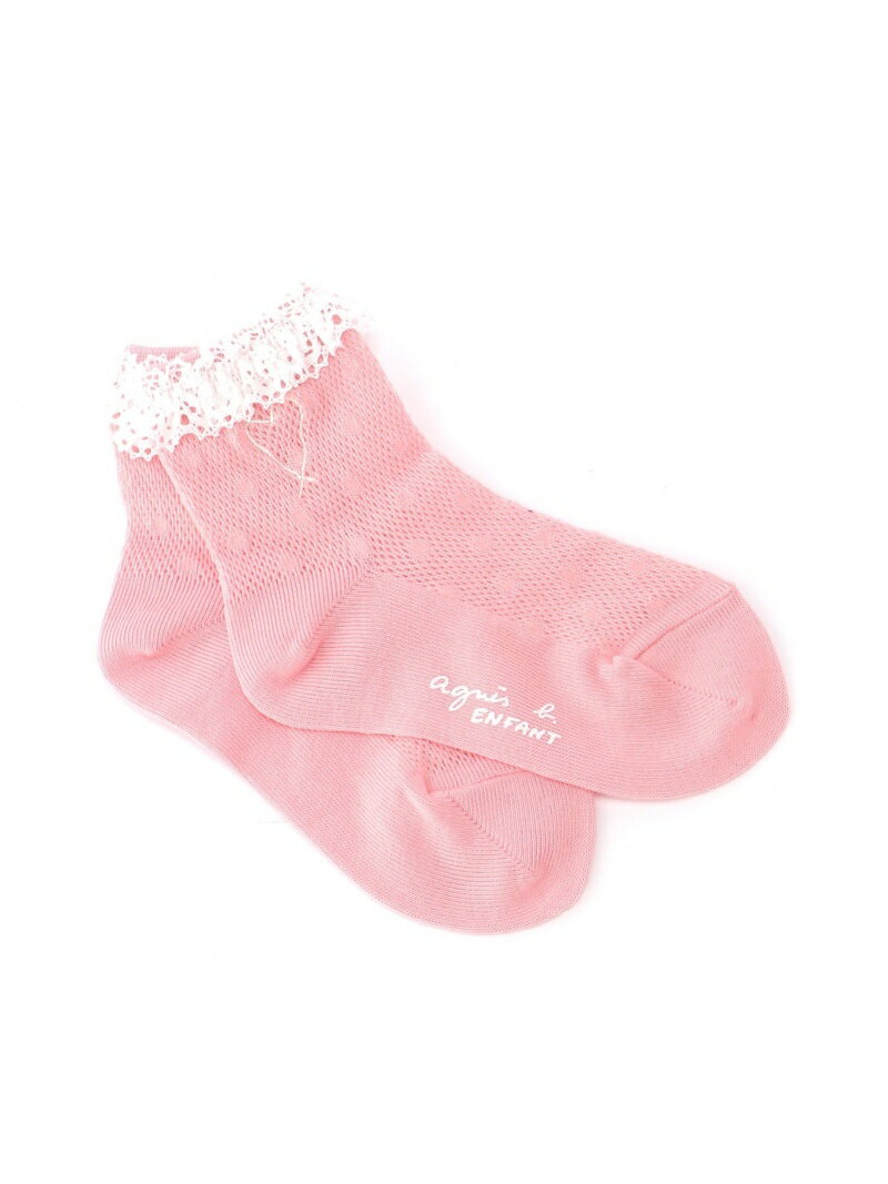 ENFANT ENFANT/(K)KD30 E CHAUSSETTE キッズソックス/755BKD30E20 アニエスベー ファッショングッズ キッズ用品 ピンク