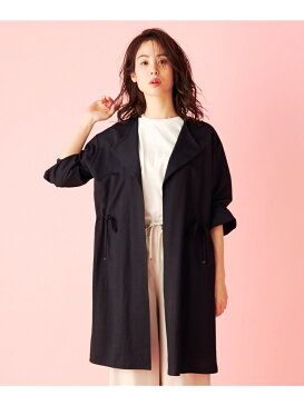 【SALE/50%OFF】any FAM 【UVケア】【シワ防止加工】ドロストピケ カーディガン エニィファム カットソー Tシャツ ベージュ カーキ ネイビー