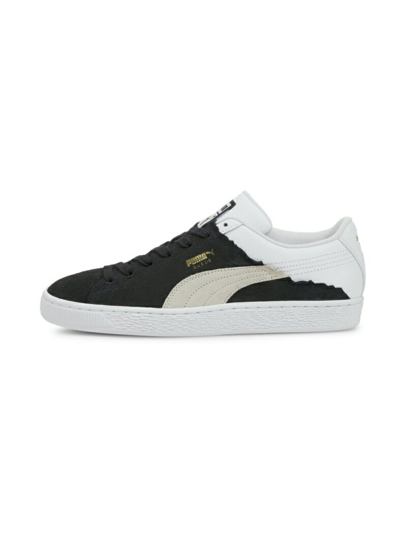 PUMA PUMA SUEDE LAYERS アトモスピンク シューズ スニーカー/スリッポン ブラック【送料無料】