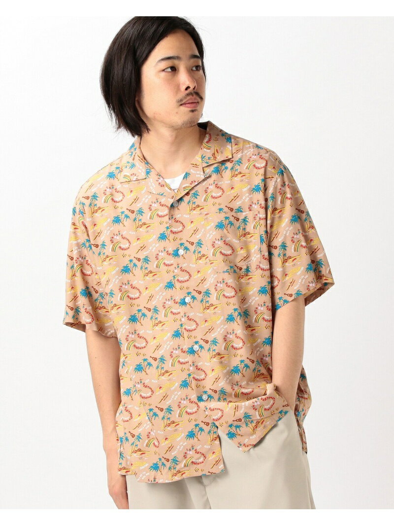 【SALE／70%OFF】BEAMS HEART BEAMS HEART / アロハシャツ ビームス アウトレット トップス シャツ・ブラウス ベージュ