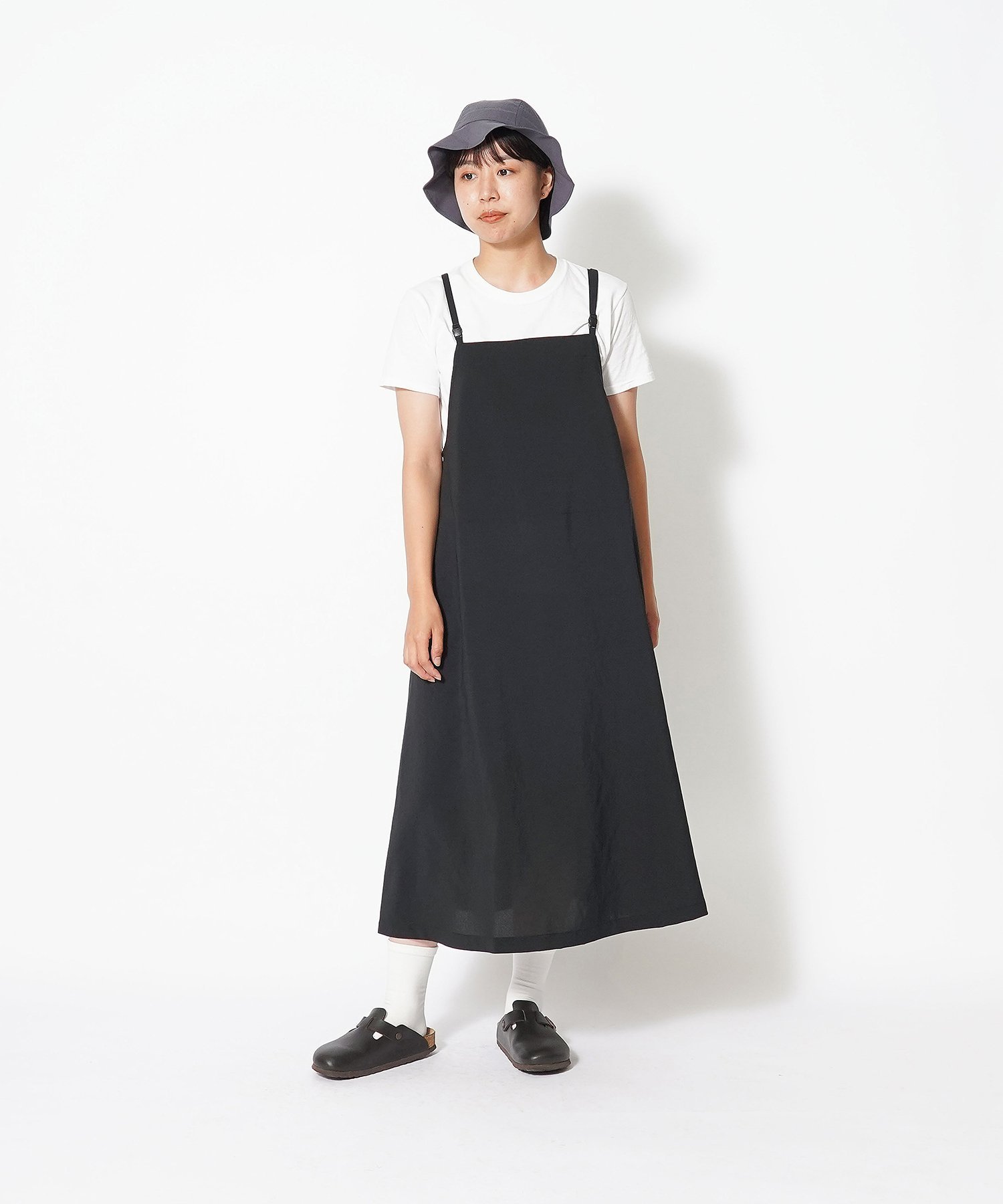 Snow Peak (W)Pe Light Poplin Dress Xm[s[N s[XEhX s[X ubN O[yz