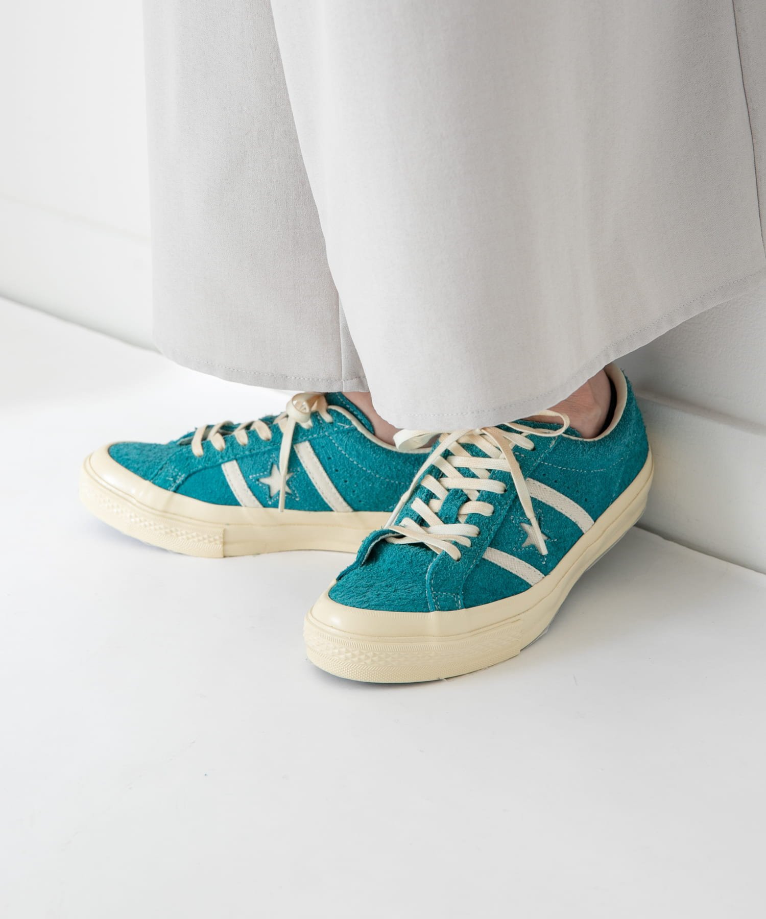 Sonny Label CONVERSE STAR&BARS US SUEDE サニーレーベル シューズ・靴 スニーカー ブルー【送料無料】