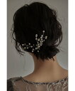 niana パールビジューコーム 結婚式 二次会 お呼ばれ パーティー ヘアアクセサリー かんざし ビーフラット ヘアアクセサリー その他のヘアアクセサリー ゴ...