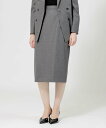 【SALE/41%OFF】EPOCA ストレッチウールフラノ タイトスカート エポカ スカート その他のスカート ベージュ グレー【送料無料】