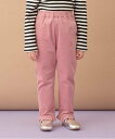 【SALE/40%OFF】Lycee mine ハートポケット裾フリルコーデュロイパンツ ナルミヤオンライン パンツ ジーンズ・デニムパンツ ホワイト グレー ピンク