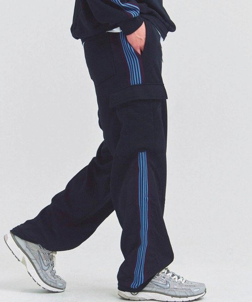 GA 切替LINE CARGO PANTS(MENS) ジャックローズ パンツ その他のパンツ ブラック グレー