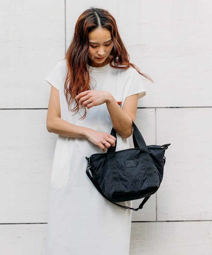 GREGORY 別注 BOAT TOTE S QUILT/ボートトート/ショルダーバッグ フリークスストア バッグ トートバッグ ブラック