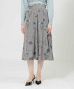 【SALE/40%OFF】EPOCA 【VERY NaVY2024年12月号掲載】カラーシャドウフィオーレプリント フレアスカート エポカ スカート ロング・マ...