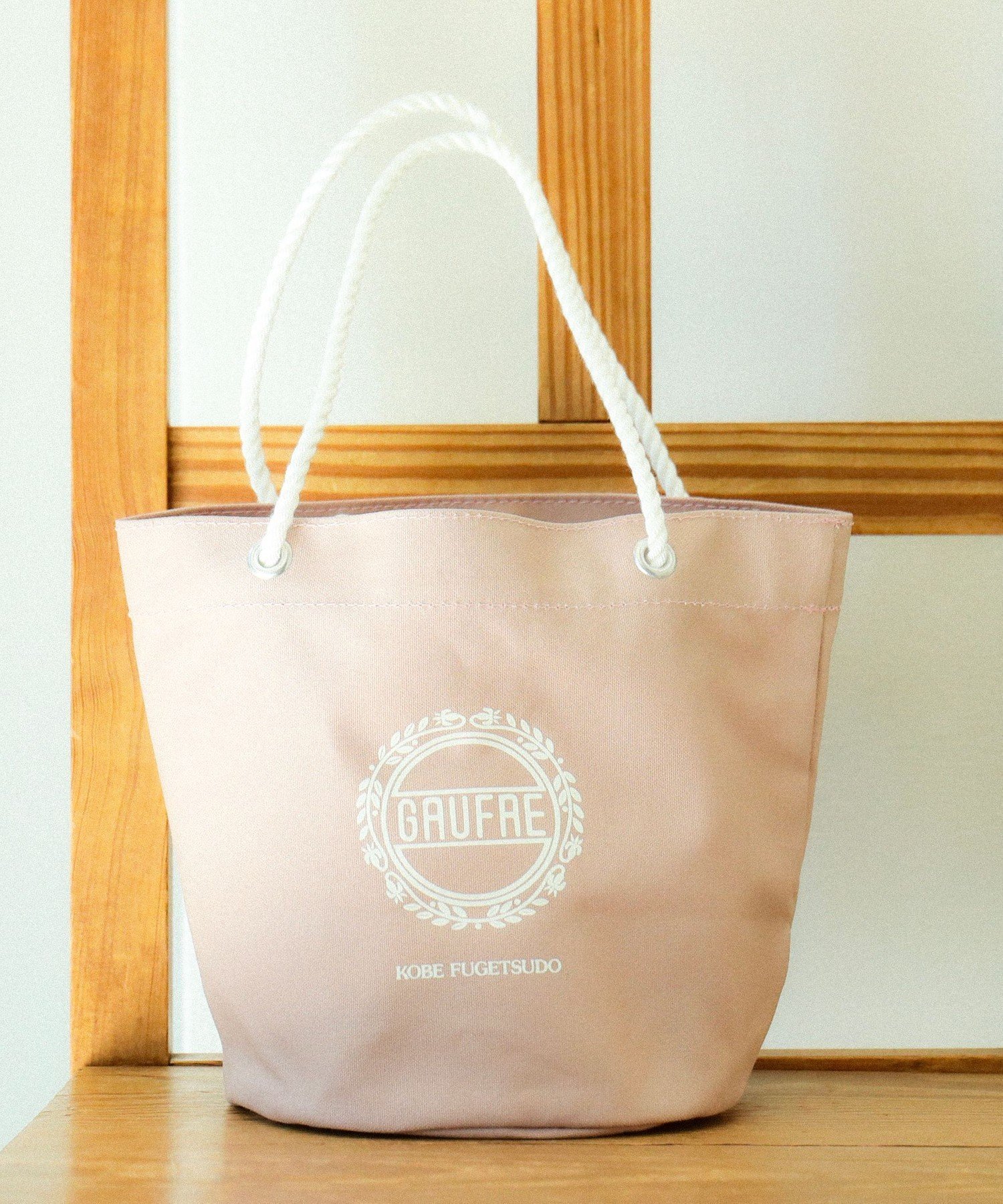 BEAMS JAPAN 神戸ザック / 別注 神戸風月堂 ゴーフル トートバッグ ビームス ジャパン バッグ その他のバッグ ピンク ブラウン ホワイト【送料無料】