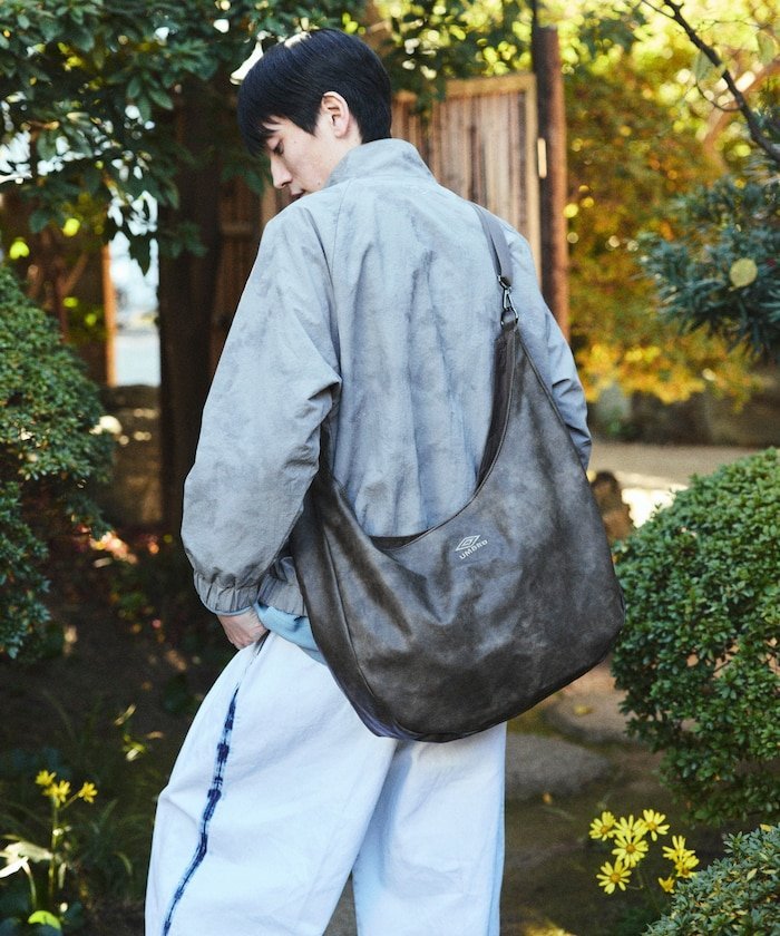 【SALE／50%OFF】UMBRO 別注 PU New Shoulder Bag/ニュー ショルダーバッグ 25AW フリークスストア バッグ ショルダーバッグ ブラウン ブラック