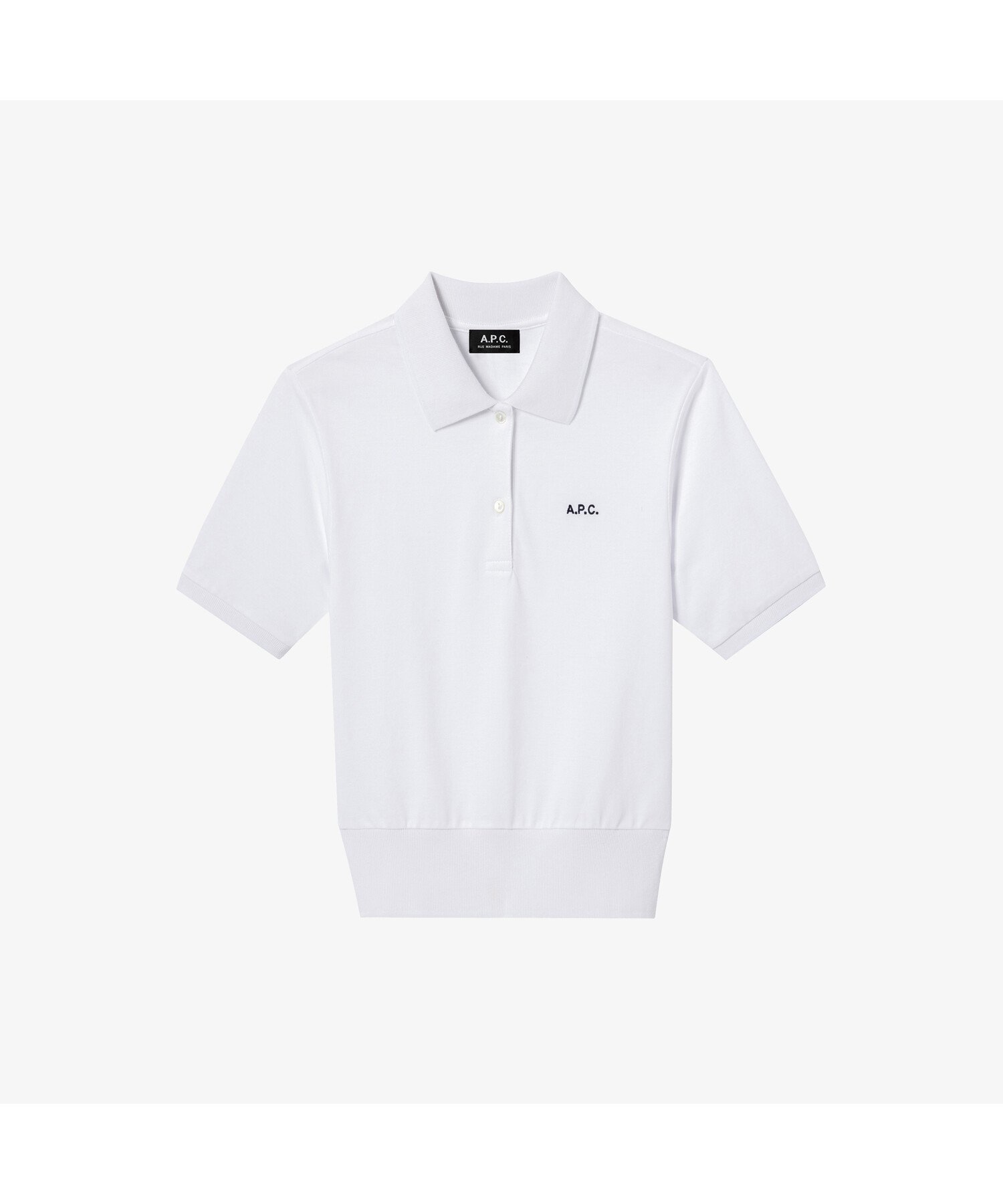 【SALE／40%OFF】A.P.C. Oceane ポロシャツ アー・ぺー・セー トップス カットソー・Tシャツ ネイビー ホワイト【送料無料】