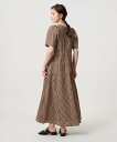 UNITED ARROWS パフスリーブ チェック ワンピース -ウォッシャブル- ユナイテッドアローズ ワンピース・ドレス ワンピース【送料無料】