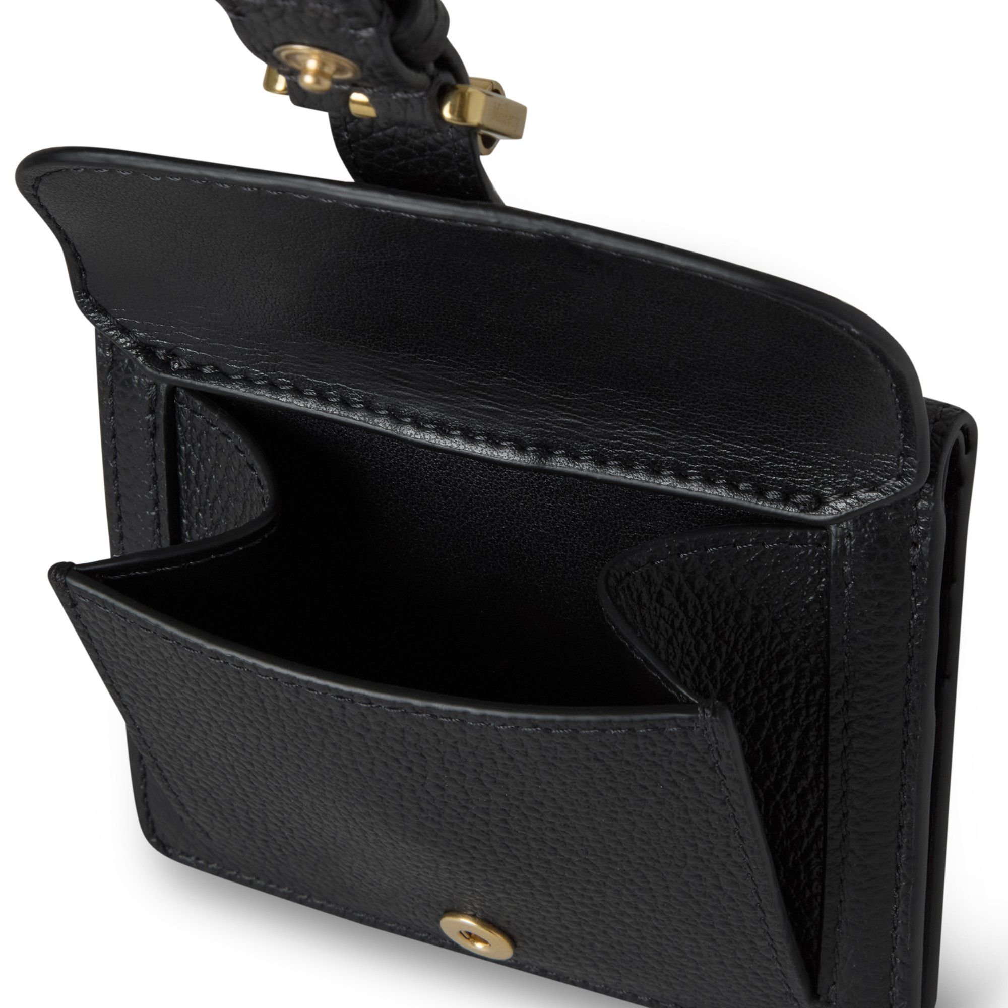 Mulberry 【マルベリー公式】ロクサンヌ ウォレット マルベリー 財布・ポーチ・ケース 財布 ブラック【送料無料】