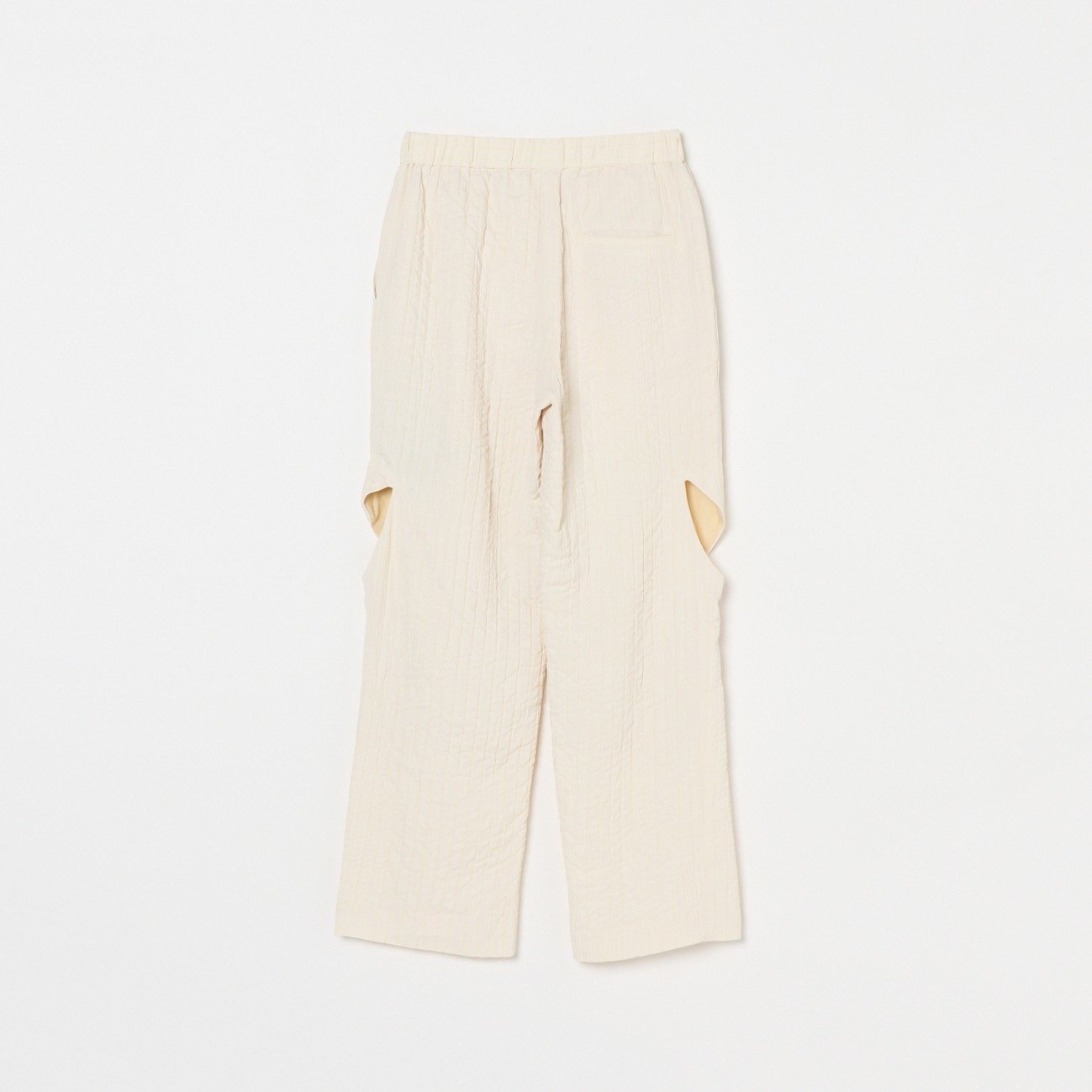 STRIPE JQ PANTS エリオポール パンツ その他のパンツ ホワイト