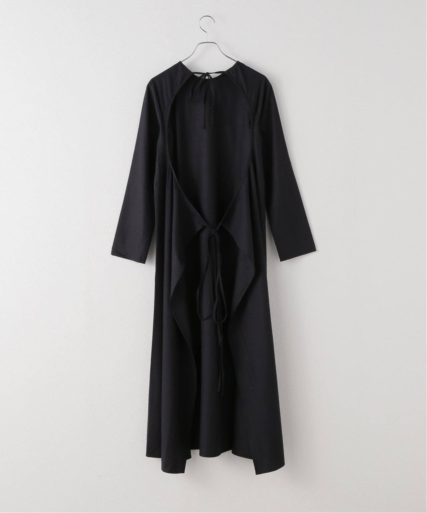 【SALE／30%OFF】EMILY WEEK 【BASERANGE/ベースレンジ】LONG SLEEVE APRON DRESS / DRLSA-WS-WI25 エミリーウィーク ワンピース・ドレス ワンピース ブラック【送料無料】