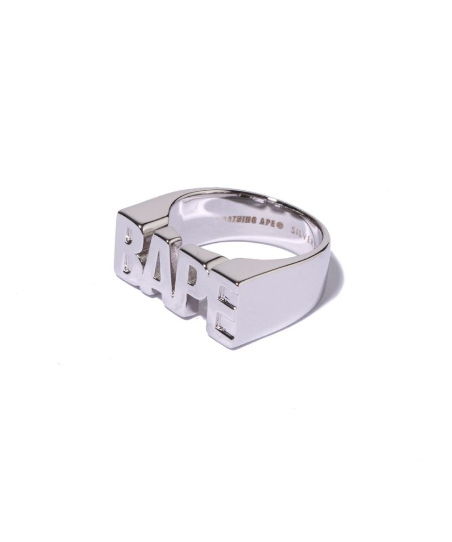 A BATHING APE BAPE LOGO RING ア ベイシング エイプ アクセサリー・腕時計 リング・指輪 ゴールド シルバー【送料無料】