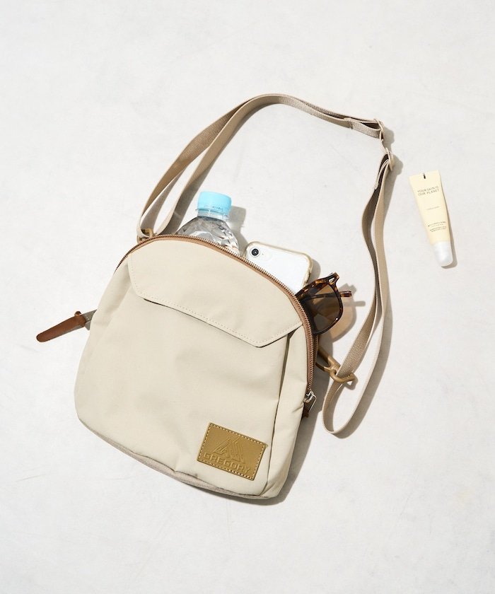 GREGORY 別注 TOASTY LEATHER PATCH/トースティー/ショルダーポーチ全2色 フリークスストア バッグ ショルダーバッグ ベージュ ブラック