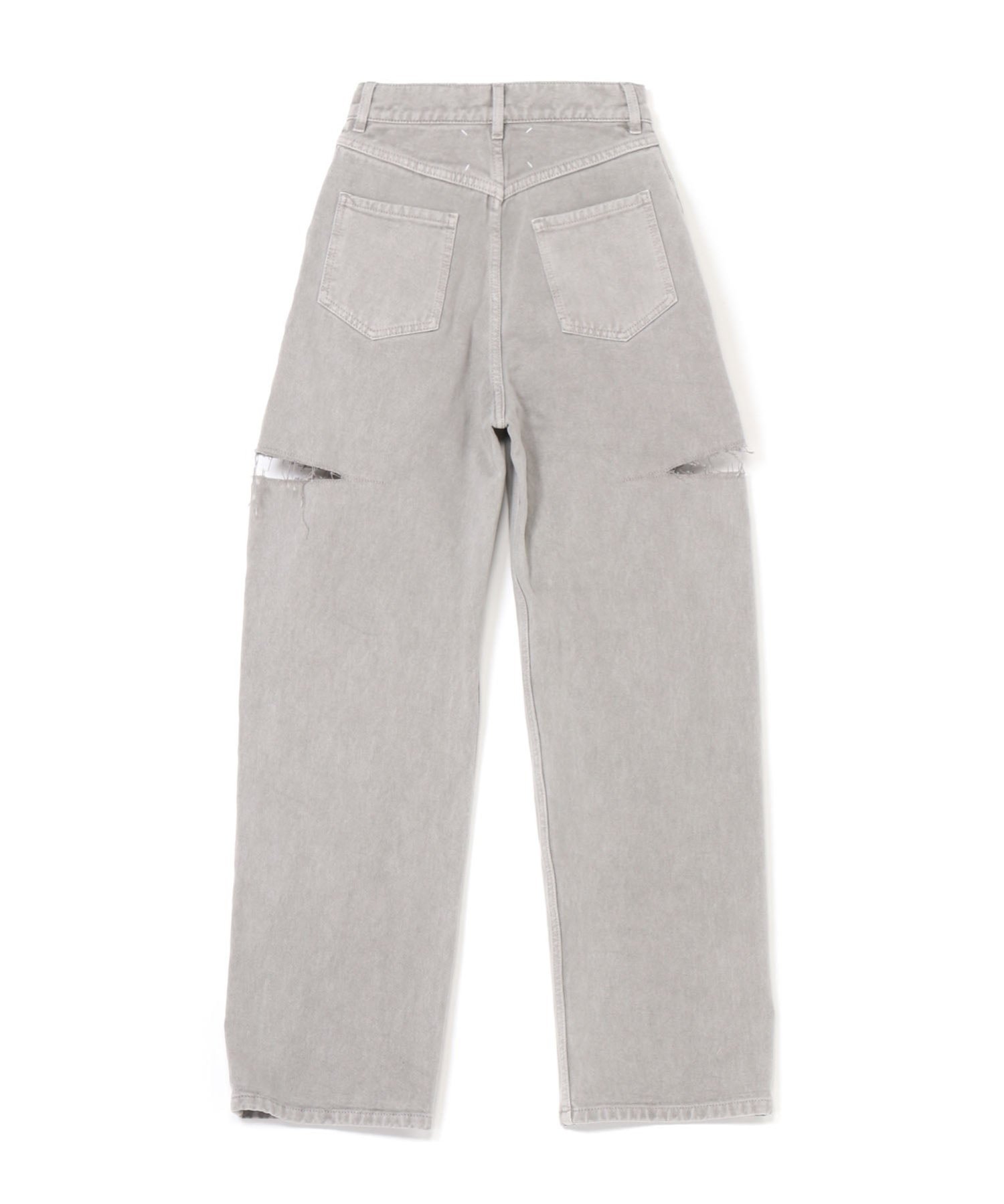 Maison Margiela カットアウトデニム メゾンマルジェラ パンツ ジーンズ・デニムパンツ グレー【送料無料】