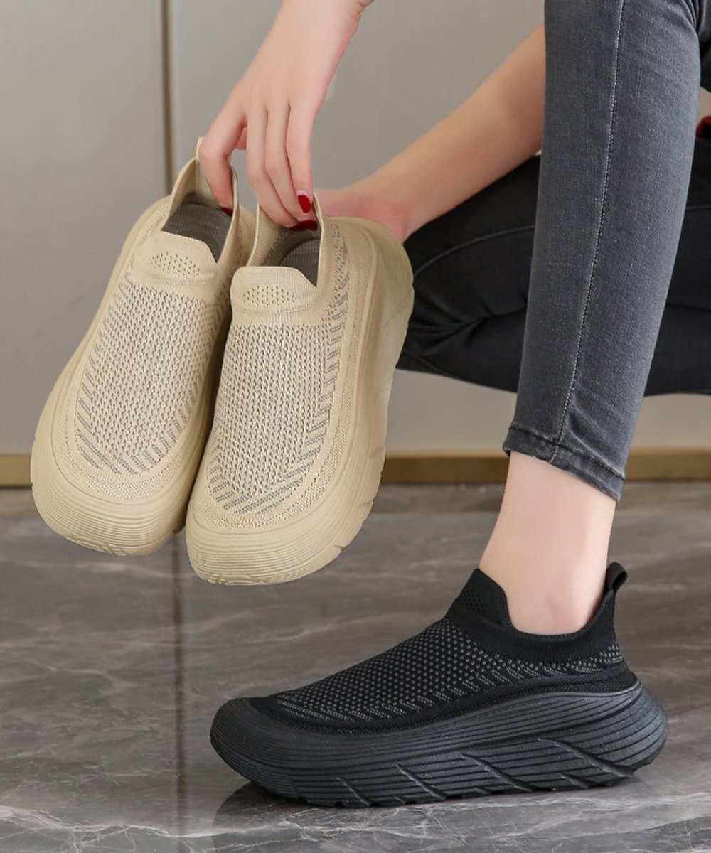 【SALE／36%OFF】miniministore 厚底メッシュスリッポンスニーカー軽量通気 ミニミ...