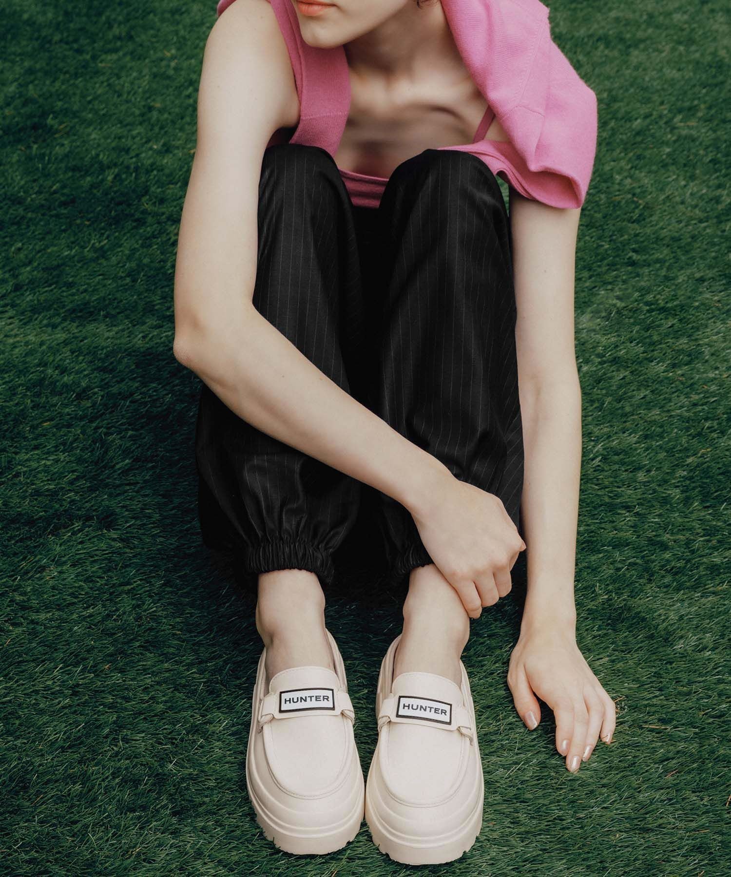 ADAM ET ROPE' FEMME 別注 LOAFER MULE アダムエロペ シューズ・靴 レインシューズ・ブーツ ベージュ ブラック