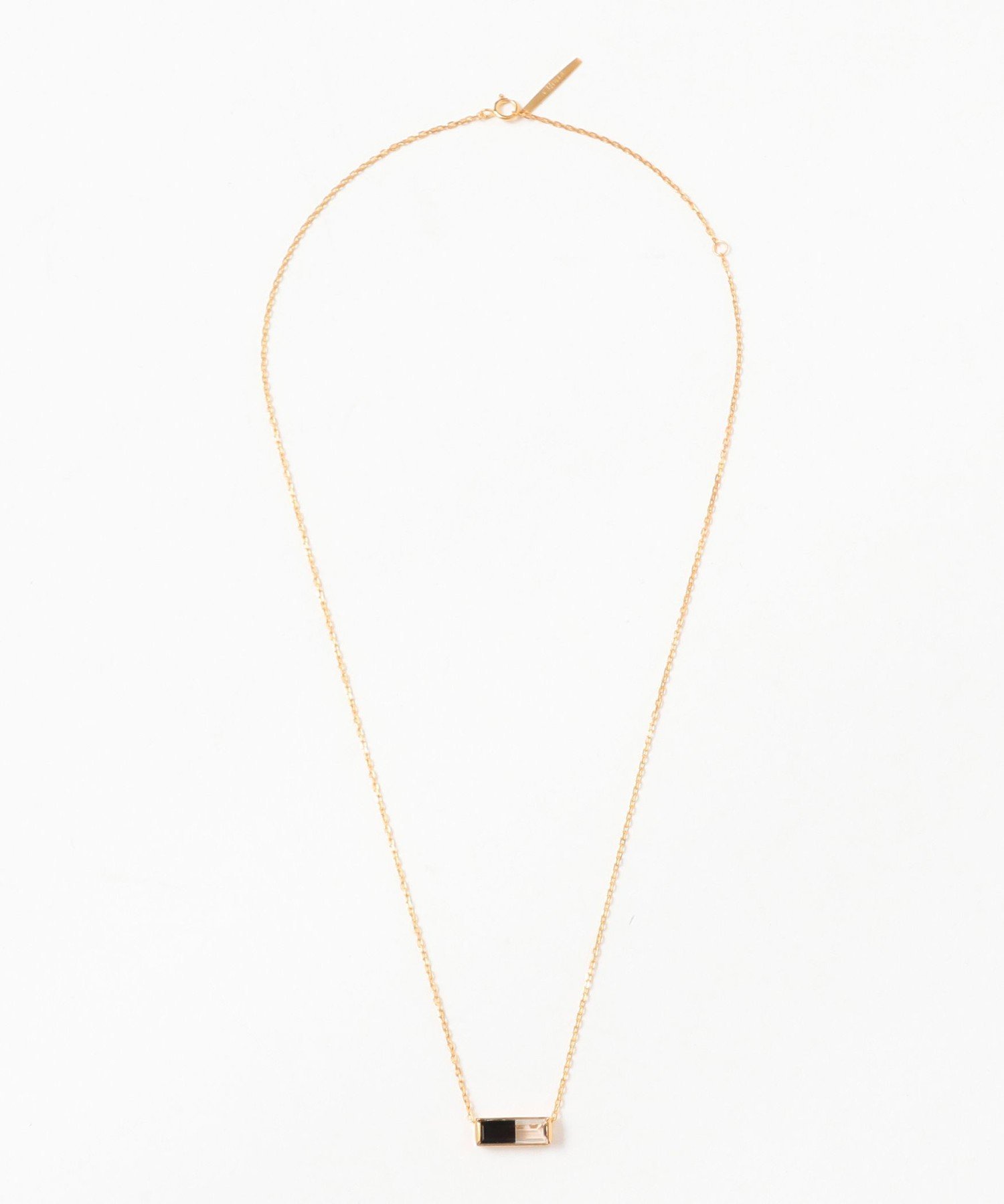 Rakuten FashionのDemi-Luxe BEAMS FIBULA / オニキス*クリスタル ネックレス ゴールド デミルクス ビームス アクセサリー・腕時計 その他のアクセサリー・腕時計 ゴールド【送料無料】｜アングル2