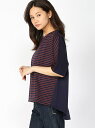 【SALE/50%OFF】LACOSTE コンビバルーンシルエットTシャツ(半袖) ラコステ カットソー【RBA_S】【RBA_E】【送料無料】