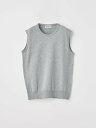 JOHN SMEDLEY ノースリーブコットンニットプルオーバー | KERRY | 30G MODERN FIT ジョンスメドレー トップス ニット シルバー【送料無料】