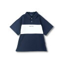 NAUTICA 【NAUTICA/ノーティカ】配色切替ポロシャツ ブランシェス トップス カットソー・Tシャツ ネイビー ホワイト