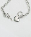 Peony Peony/(W)【Peony/ピオニー】/ハート・星 2種マンテルチェーンブレスレット チェルカ アクセサリー・腕時計 ブレスレット・バングル シルバー