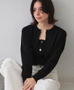 【SALE/30%OFF】OPAQUE.CLIP 《美人百花掲載》ショートカーディガン*リブキャミソール【洗濯機洗い可/抗ピル】 オペークドットクリップ トップ...