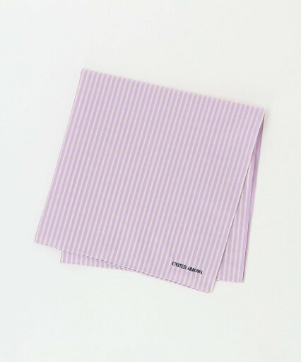 UNITED ARROWS コットン ストライプ ハンカチ ユナイテッドアローズ ファッション雑貨 ハンカチ・ハンドタオル パープル ベージュ ブルー UNITED ARROWS コットン ストライプ ハンカチ ユナイテッドアローズ ファッション雑貨 ハンカチ・ハンドタオル パープル ベージュ ブルー
