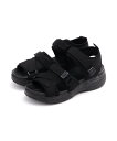 AVIREX 《直営店限定》TAPE SANDAL/テープサンダル アヴィレックス シューズ・靴 その他のシューズ・靴 ブラック【送料無料】