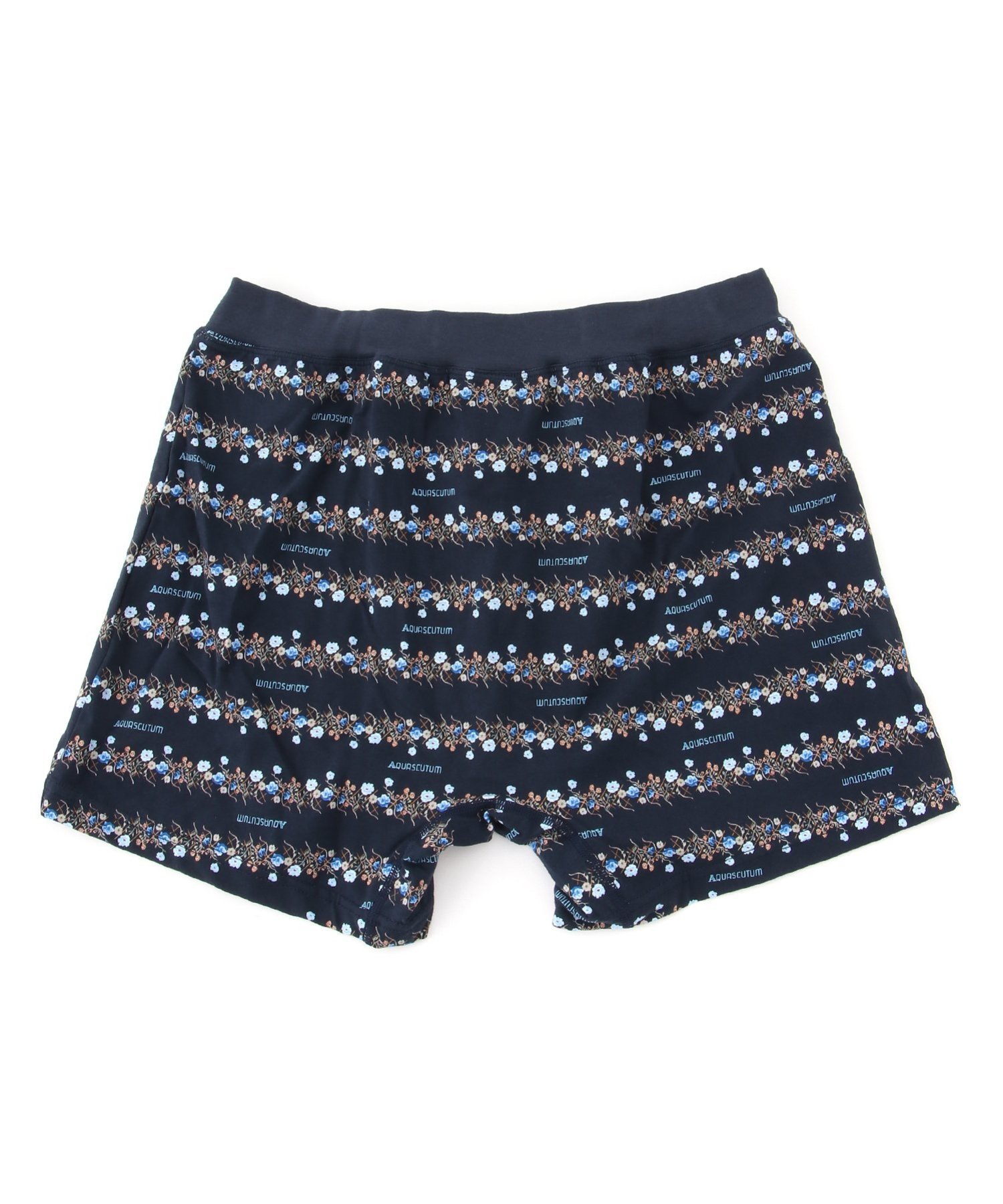 【SALE／43%OFF】Aquascutum Aquascutum/(M)AQボクサー/25S/スパンゴム/フラワーボーダー レナウンインクス インナー・ルームウェア ボクサーパンツ・トランクス ネイビー