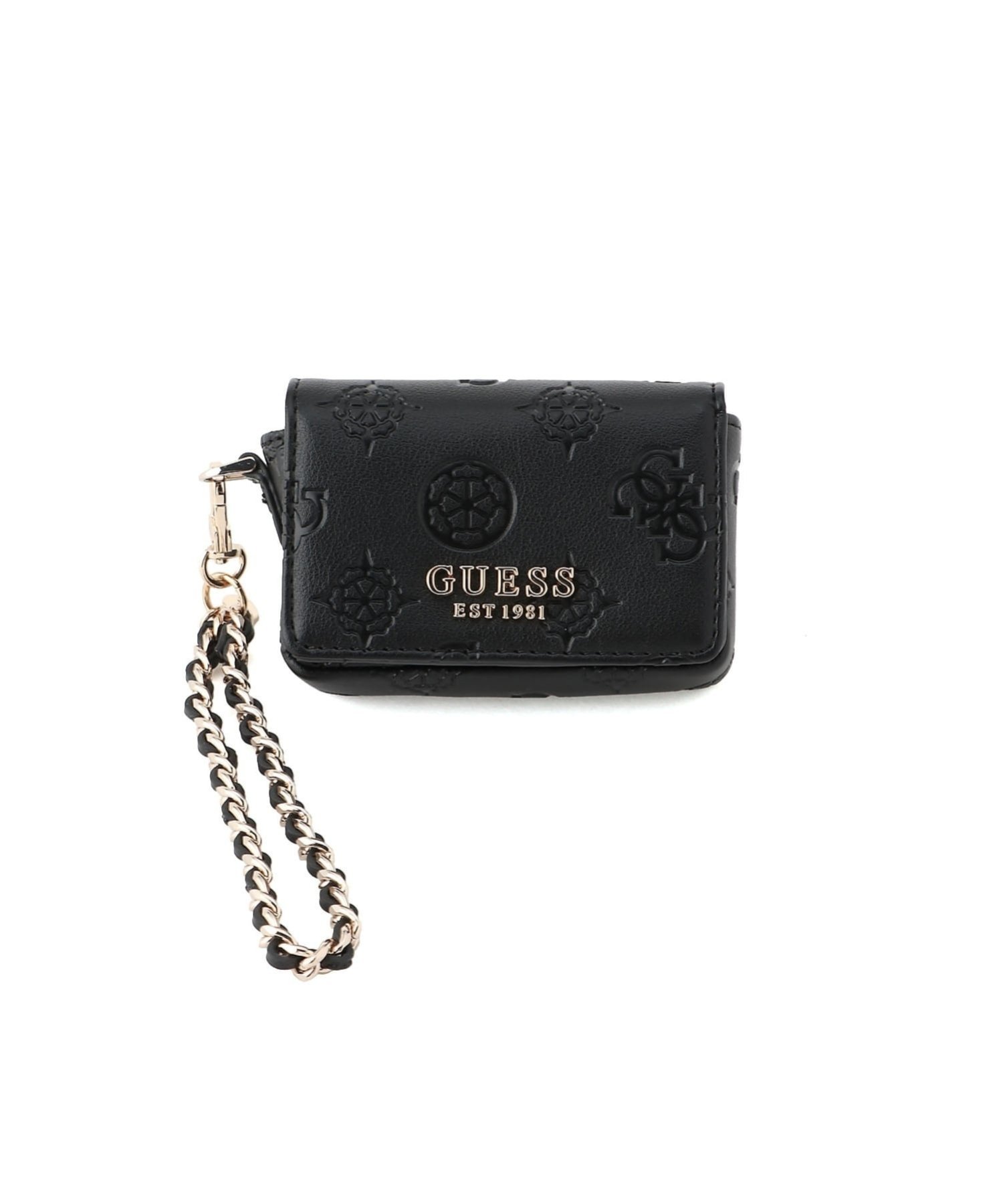 GUESS ウォレットケース (W)LAUREL Ii Slg Micro Mini ゲス 財布・ポーチ・ケース 財布 ブラック パープル