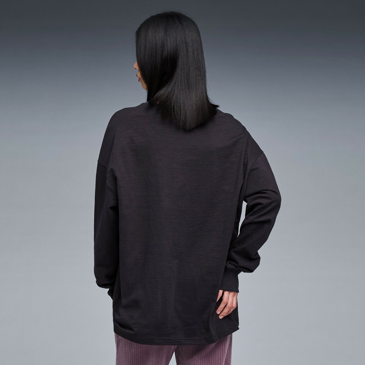 PUMA ユニセックス ベーシック 長袖 Tシャツ プーマ トップス カットソー・Tシャツ ブラック【送料無料】