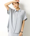 【SALE／28%OFF】COMME CA S-SIZE [Sサイズ]ドライトリアセクロス シャツ コムサ トップス シャツ・ブラウス【送料無料】