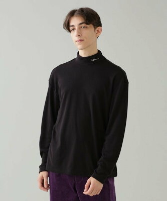 【SALE/50%OFF】NANO universe ソリストヒートハイネックロングスリーブ ナノユニバース トップス ポロシャツ ブラック ホワイト パープル【送料無料】