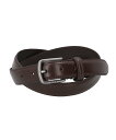 EDWIN EDWIN/(M)30MM フェザー レザー ベルト ジーンズメイト ファッション雑貨 ベルト ブラウン ブラック