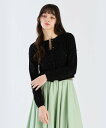 To b. by agnes b. WX20 CARDIGAN スパングルニットカーディガン アニエスベー トップス ニット ブラック【送料無料】(4)