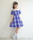 love farmy love farmy/レイヤードフウワンピ シ・シュ・ノン ワンピース・ドレス ワンピース ブルー ホワイト【送料無料】